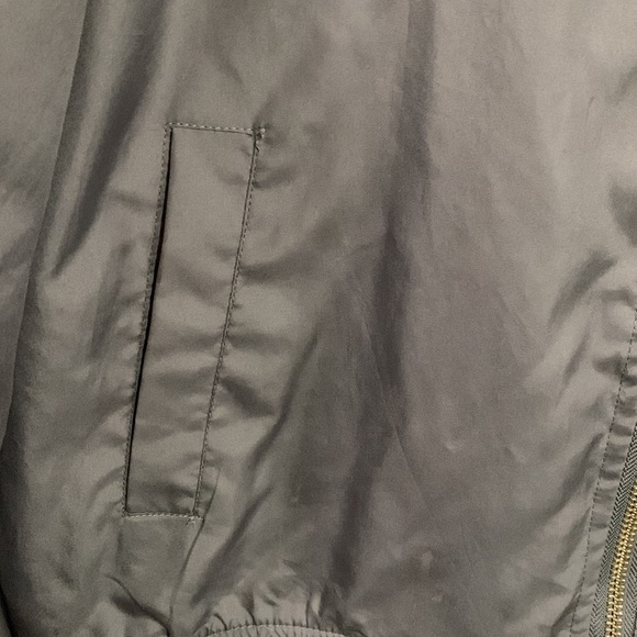 INSO collection bomber jacket in gray, nylon material Size *XL see measurements - Picture 4 of 8